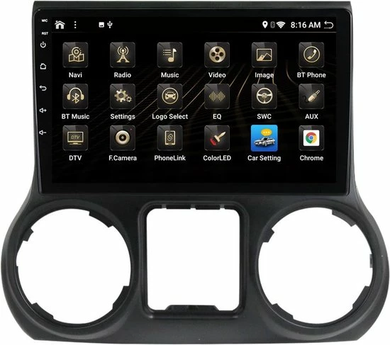 Dynavin Navigatie Jeep Wrangler 2011-2014 Carkit Android 10 Touchscreen Usb Apple Carplay Android Auto Ook Voor Iphone 7 Dynavin Navigatie Jeep Wrangler 2011-2014 Carkit Android 10 Touchscreen Usb Apple Carplay Android Auto Ook Voor Iphone - Afbeelding 5
