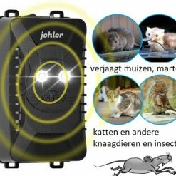 Johlor Marterverjager Auto, Caravan, Huis, Magazijn, Kantoor, Binnen En Buiten - Op Batterijen, Adapter En 12V Accu.