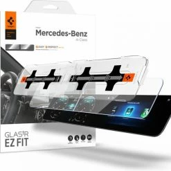 Spigen - EZ FIT Glass Met Montage Frame Voor Mercedes A-Class 2020/2021 - AGL03631