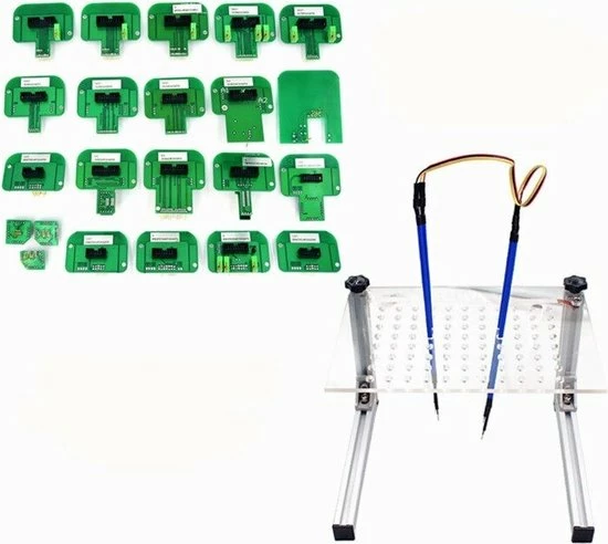 Merkloos LED BDM-Frame Met 22 BDM Adapters - BDM Frame Programmeerbaar - ECu Programmeeradapter - Voor KTAG, KESS, KTM100 - Complete Set 3 Merkloos LED BDM-Frame Met 22 BDM Adapters - BDM Frame Programmeerbaar - ECu Programmeeradapter - Voor KTAG, KESS, KTM100 - Complete Set