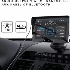 Ossora Navigatiesysteem 7 Inch - 2022 - Apple Carplay (wireless) - Android Auto - Universeel - Bluetooth - TomTom GO -AZDome store 550x496 2