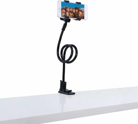 Remax Universele Zwarte Tafelarm Telefoon Houder Statief 3 Remax Universele Zwarte Tafelarm Telefoon Houder Statief