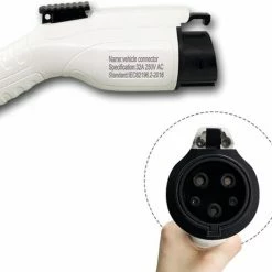 EVservice Elektrische Auto Type 1 Laadkabel Spiral Mode 3 EV Snellaadkabel Voor Elektrische Voertuigen EV En PHEV 3,7 KW Tot 7,4KW Voor Elektrische Voertuigen (1 Fase 32A 7,4KW - 4M) -AZDome store 550x508 8