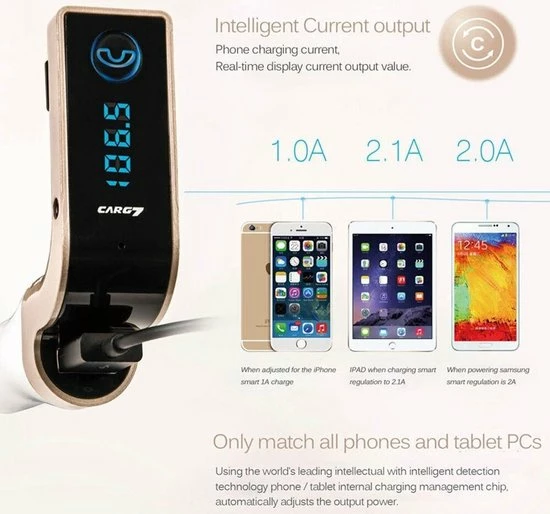 DrPhone FM9 - Bluetooth FM Transmitter - USB Poort ? Bluetooth Carkit ? Handsfree ? Roze 6 DrPhone FM9 - Bluetooth FM Transmitter - USB Poort ? Bluetooth Carkit ? Handsfree ? Roze - Afbeelding 4