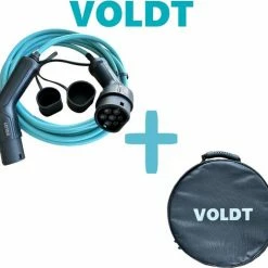 Voldt Laadkabel Type 2 - 16A 3 Fase (11 KW) (Tesla, BMW, Skoda, Audi, Hyndai, Kia, VW)