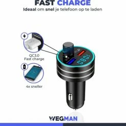 Wegman Bluetooth FM Transmitter - Autolader - Carkit - Autoradio - Bluetooth Transmitter 15 Wegman Bluetooth FM Transmitter - Autolader - Carkit - Autoradio - Bluetooth Transmitter -AZDome store 550x522