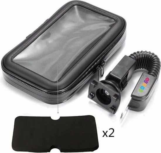 Poqlo? Universele Houder - GPS Houder Voor Fiets En Motorstuur - Mount Voor Iphone & Androide - Waterdicht - Handlebar GPS Mount 4 Poqlo? Universele Houder - GPS Houder Voor Fiets En Motorstuur - Mount Voor Iphone & Androide - Waterdicht - Handlebar GPS Mount - Afbeelding 2