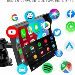 Ossora Navigatiesysteem 7 Inch - 2022 - Apple Carplay (wireless) - Android Auto - Universeel - Bluetooth - TomTom GO -AZDome store 550x527 3