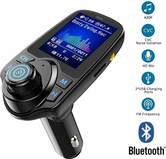 Siston Bluetooth Carkit 5 In 1 FM Transmitter T11D 3 Siston Bluetooth Carkit 5 In 1 FM Transmitter T11D