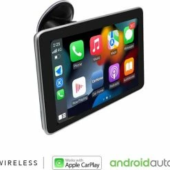 Ossora Navigatiesysteem 7.5 Inch - Apple Carplay (wireless) - Android Auto - Draadloos - Bluetooth - TomTom GO