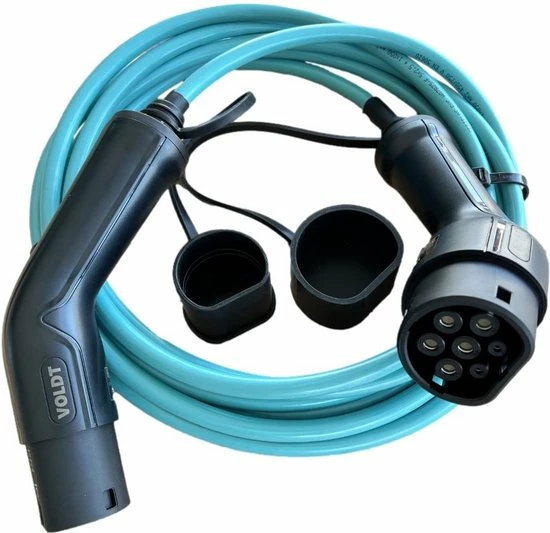 Voldt Laadkabel Type 2 - 16A 3 Fase (11 KW) (Tesla, BMW, Skoda, Audi, Hyndai, Kia, VW) 5 Voldt Laadkabel Type 2 - 16A 3 Fase (11 KW) (Tesla, BMW, Skoda, Audi, Hyndai, Kia, VW) - Afbeelding 3