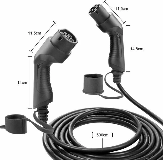 Besen Laadkabel Auto | Type 2 Naar Type 2 | 22 KW | Fase 3 - 32A | 5 Meter 6 Besen Laadkabel Auto | Type 2 Naar Type 2 | 22 KW | Fase 3 - 32A | 5 Meter - Afbeelding 4