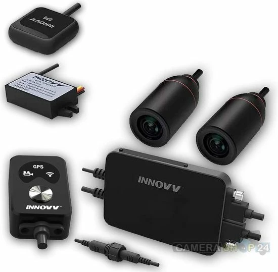 INNOVV K3 Motor Dashcam Set - Full HD - GPS - App 5 INNOVV K3 Motor Dashcam Set - Full HD - GPS - App - Afbeelding 3