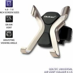Qoltec 51215 Houder Mobiele Telefoon/Smartphone Zwart, Champagne -AZDome store 550x540 2