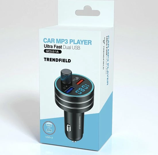 Trendfield FM Transmitter Bluetooth 5.0 - Carkit USB 3.0 Fast Charge - Auto Accessoires - Beluister Draadloos Muziek Via Spotify Of Youtube 9 Trendfield FM Transmitter Bluetooth 5.0 - Carkit USB 3.0 Fast Charge - Auto Accessoires - Beluister Draadloos Muziek Via Spotify Of Youtube - Afbeelding 7