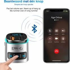 DW-G Bluetooth FM Transmitter - Auto Lader - Carkit - Handsfree - MP3 - USB - SD Kaart - Snel Lader - Bluetooth Audio Receiver 14 DW-G Bluetooth FM Transmitter - Auto Lader - Carkit - Handsfree - MP3 - USB - SD Kaart - Snel Lader - Bluetooth Audio Receiver -AZDome store 550x544 1