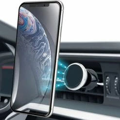 Merkloos Magnetische Telefoonhouder Voor In De Auto - Magneet - Ventilatierooster - Ventilator- Auto Ventilatie Houder - Smartphone - Mobielhouder - Autohouder - Auto Telefoonhouder - Samsung - IPhone - Nokia - Huawei - Sony - Universeel - Goud -AZDome store 550x545 6