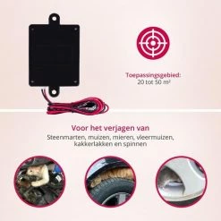 Carsa Marterverjager Auto 12V - Muizenverjager - Ongedierte Verjager Met Ultrasone - Steenmarter Verjager -AZDome store 550x550 16