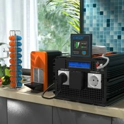 Edecoa - Omvormer - 24v Naar 240V - Auto Stroom Omvormer - Inverter - Omvormer Auto Camper Boot - Camping Stroom - Voor Auto Koelkast -AZDome store 550x550 173