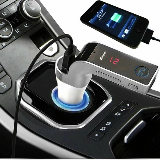DrPhone FM9 - Bluetooth FM Transmitter - USB Poort ? Bluetooth Carkit ? Handsfree ? Roze 8 DrPhone FM9 - Bluetooth FM Transmitter - USB Poort ? Bluetooth Carkit ? Handsfree ? Roze - Afbeelding 6