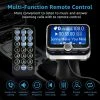 Merkloos Bluetooth FM-zender Voor Auto, Bluetooth 5.0 Draadloze Auto-audioadapter Met QC3.0 & 5V/2.4A Dual Charging Port, Eenvoudig Te Bevestigen Aan Luchtventilator, Handsfree Car Kit, Muziekspeler (met Afstandsbediening) -AZDome store 550x550 319