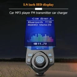 DrPhone BC7 PRO ? 5 In 1 Universele Draadloze Bluetooth Handsfree-carkit Met FM Transmitter/ AUX Ingang/ Micro SD Kaart / USB-Stick (MP3/WMA Bestanden) & Dubbele USB 2.1A Poorten Geschikt Om Uw Smartphone Op Te Laden ? Zwart -AZDome store 550x550 362