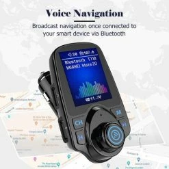 DrPhone BC7 PRO ? 5 In 1 Universele Draadloze Bluetooth Handsfree-carkit Met FM Transmitter/ AUX Ingang/ Micro SD Kaart / USB-Stick (MP3/WMA Bestanden) & Dubbele USB 2.1A Poorten Geschikt Om Uw Smartphone Op Te Laden ? Zwart -AZDome store 550x550 363
