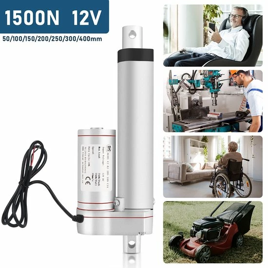 Alizendeh Lineaire Actuator 12V 1500N 200mm 5 Alizendeh Lineaire Actuator 12V 1500N 200mm - Afbeelding 3