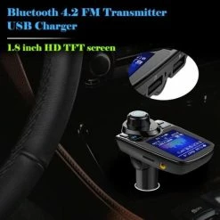DrPhone BC7 PRO ? 5 In 1 Universele Draadloze Bluetooth Handsfree-carkit Met FM Transmitter/ AUX Ingang/ Micro SD Kaart / USB-Stick (MP3/WMA Bestanden) & Dubbele USB 2.1A Poorten Geschikt Om Uw Smartphone Op Te Laden ? Zwart -AZDome store 550x551 10
