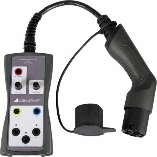 MetraLine PRO-TYP EM II Testadapter voor elektrische oplaadpunten - 1 fase/3 fase - type 2 Gossen Metrawatt MetraLine PRO-TYP EM II Testadapter Voor Elektrische Oplaadpunten - 1 Fase/3 Fase - Type 2 -AZDome store 550x551 8