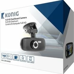 Konig König SAS-CARCAM20 Full HD Dashcam Met Zuignap Zwart -AZDome store 550x554 5