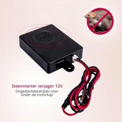 Carsa Marterverjager Auto 12V - Muizenverjager - Ongedierte Verjager Met Ultrasone - Steenmarter Verjager -AZDome store 550x556