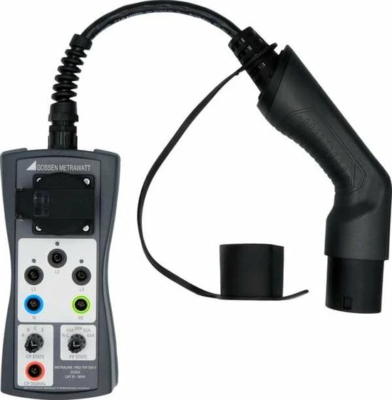 MetraLine PRO-TYP EM II Testadapter voor elektrische oplaadpunten - 1 fase/3 fase - type 2 Gossen Metrawatt MetraLine PRO-TYP EM II Testadapter Voor Elektrische Oplaadpunten - 1 Fase/3 Fase - Type 2 -AZDome store 550x561 2