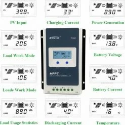 Laadregelaar EPEVER MPPT Solar Charger Tracer 2210AN Serie 20A Met 12V / 24V DC Automatisch Identificatiesysteem Voltage (20A) 12 Laadregelaar EPEVER MPPT Solar Charger Tracer 2210AN Serie 20A Met 12V / 24V DC Automatisch Identificatiesysteem Voltage (20A) -AZDome store 550x562 4