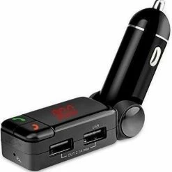 MMOBIEL Bluetooth Handsfree Carkit - FM Transmitter - 2 USB Poorten