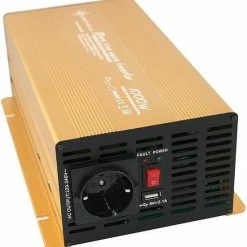 Merkloos 12V Naar 230V Zuivere Sinus Spanningsomvormer - 1000W - Goud