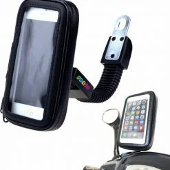Poqlo? Universele Houder - GPS Houder Voor Fiets En Motorstuur - Mount Voor Iphone & Androide - Waterdicht - Handlebar GPS Mount
