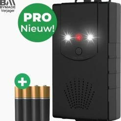 BYMADE Verjager© Marterverjager Auto Outdoor - Steenmarter Verjager Buiten - Op Batterij