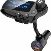 DrPhone BC19 – FM Transmitter - LCD Scherm - Handsfree - 12/24V – Bluetooth 5.0 - Carkit – USB + Micro SD & Aux – Qualcomm 3.0/ 2,4 A Lader - Zwart -AZDome store 550x578 1