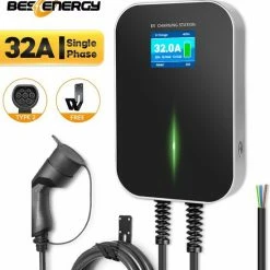 Besenergy Auto Laadpaal - 10A / 16A / 24A - 6 Meter - Type 2