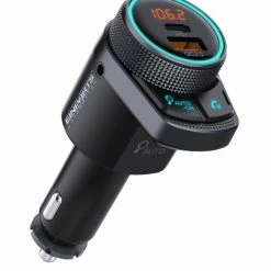 Einpart Bluetooth FM-Zender - Carkit - Autolader USB A / USB C - Snellader - Handsfree Bellen -AZDome store 550x591 5