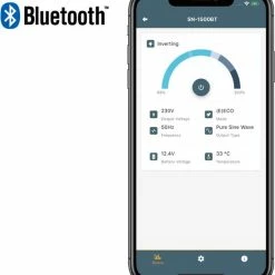 K-PO Real Sinus Omvormer 2000 Watt - 12 Volt Naar 230 Volt - Bluetooth - Zuivere Sinus -AZDome store 550x594