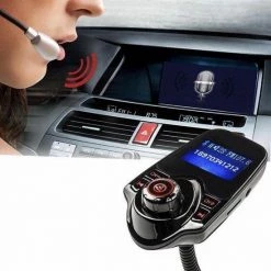 T10 FM Transmitter Bluetooth Draadloze Carkit 1 USB Poort/ MP3 Speler Mobiel / Handsfree Bellen In De Auto / AUX Input / Carkit Adapter -AZDome store 550x608 1
