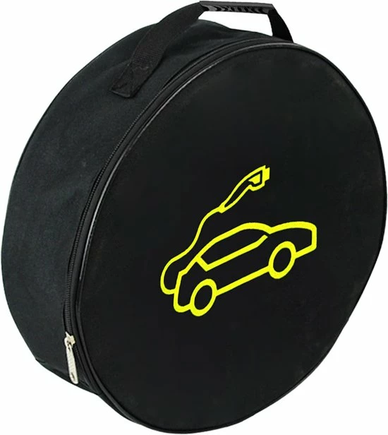 Merkloos Opbergtas Voor Laadkabel Elektrische Auto - Rond 6 Merkloos Opbergtas Voor Laadkabel Elektrische Auto - Rond - Afbeelding 4