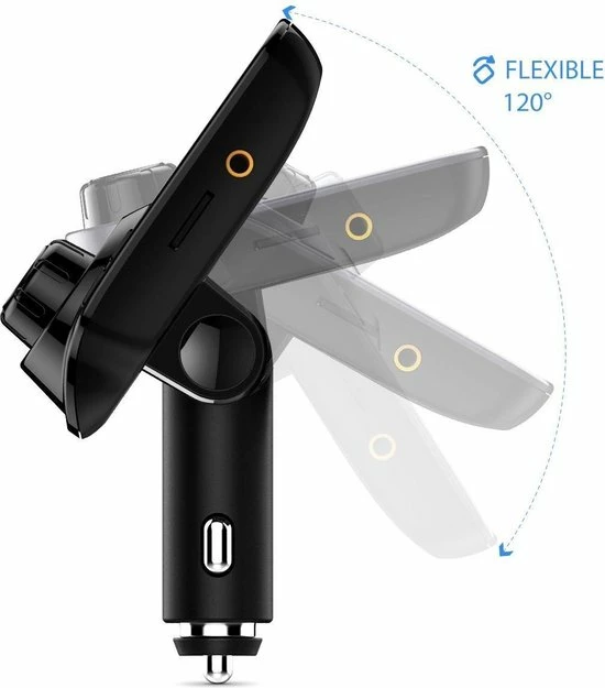 Siston Bluetooth Carkit 5 In 1 FM Transmitter T11D 4 Siston Bluetooth Carkit 5 In 1 FM Transmitter T11D - Afbeelding 2