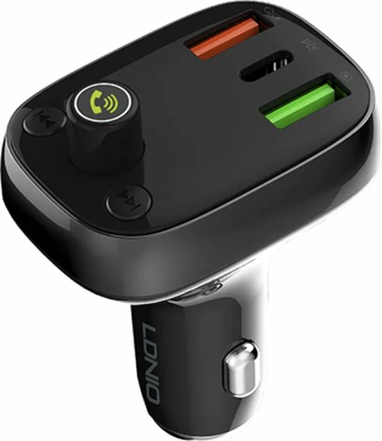 LDNIO C704Q Bluetooth 5,0 FM Transmitter USB-C 36W QC4.0 + PD3.0 Met Lightning Kabel En TF Card Slot 3 LDNIO C704Q Bluetooth 5,0 FM Transmitter USB-C 36W QC4.0 + PD3.0 Met Lightning Kabel En TF Card Slot