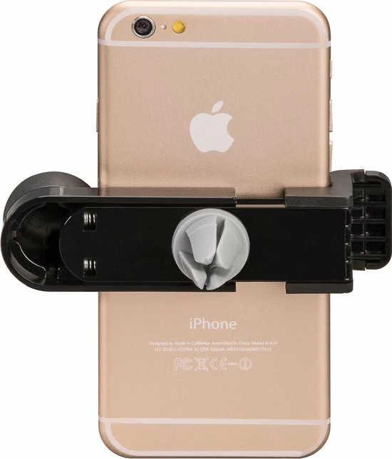 Goobay Luchtrooster Autohouder Met Klem Voor Smartphones / Zwart 5 Goobay Luchtrooster Autohouder Met Klem Voor Smartphones / Zwart - Afbeelding 3