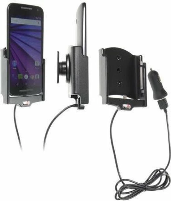 Brodit Houder - Motorola Moto G (3rd Gen) Actieve Houder Met 12V USB Plug 3 Brodit Houder - Motorola Moto G (3rd Gen) Actieve Houder Met 12V USB Plug
