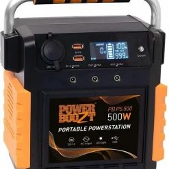 PowerBoozt PB PS 500 Portable Powerstation | Camper | Caravan | Boot | Vissen