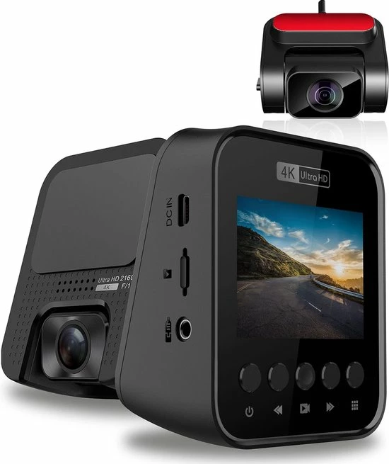 Allcam T810 4K Ultra HD 2CH Dual Wifi GPS Dashcam Voor Auto 3 Allcam T810 4K Ultra HD 2CH Dual Wifi GPS Dashcam Voor Auto